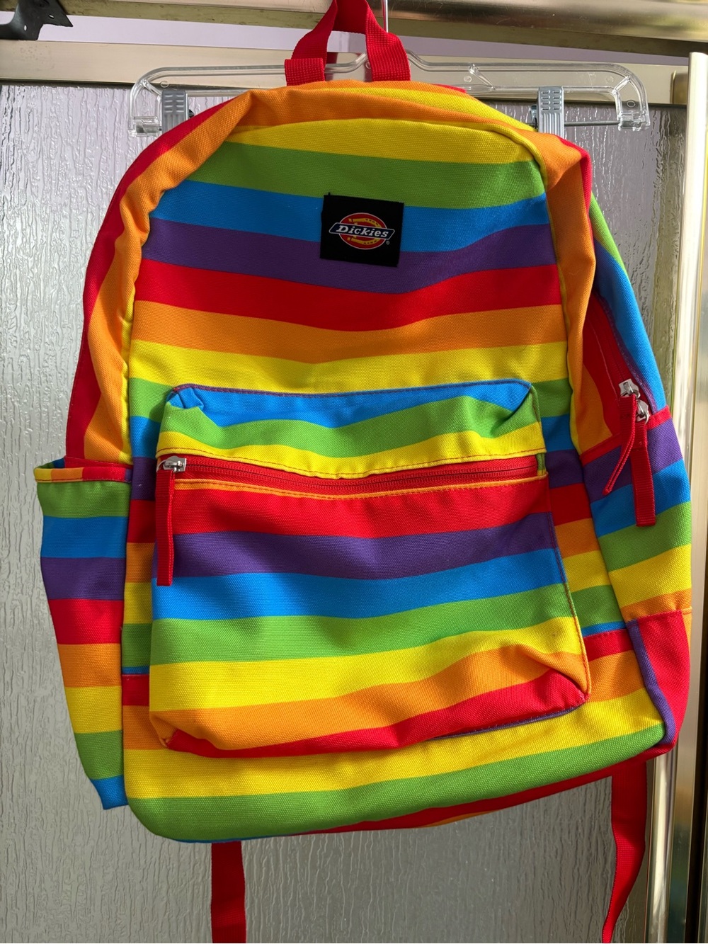Dickies Rainbow Striped Multicolor Backpack Standard Size NWOT